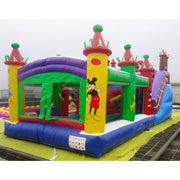 inflatable Minnie Mouse slide 